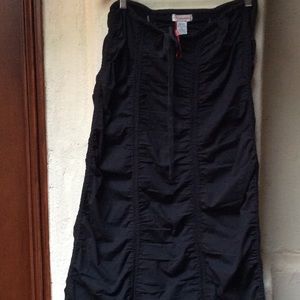 XVCI / WEARABLE long cotton black skirt